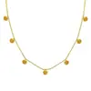 Collar Colgante de Concha Estilo Barroco Nuevo Lele Jewelry Cadena para Clavícula Estilo Festivo para Mujer Acero de Titanio Chapado en Oro de 18K