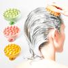 Cepillo para Champú Wanmei No Daña el Cabello, Cepillo de Silicona de Mano para Champú para Uso en Seco y Húmedo, Cepillo de Masaje para Bebé Portátil Multicolor