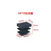 Enchufe de tapón de tubo de plástico rectangular al por mayor de fábrica tapón de tapón de tubo de acero inoxidable tapa de sello para patas de mesa silla de muebles tapón cuadrado