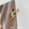 Cartoon animal bonito urso arco-íris nuvem urso liga broche crachá masculino e feminino estudante roupas saco decoração