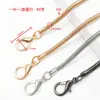 Cadena para Bolso de Hueso de Serpiente de 1.2 m, Correa para Hombro con Broche de Langosta Terminado, Cadena de Repuesto Exquisita para Bolso Mini, Venta al por Mayor desde el Fabricante
