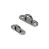 Hebilla ovalada de acero inoxidable 304 de 5 mm para puerta, placa con ojal para fijación de cordón, hebilla de fijación marina, accesorios para toldo de yate