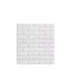 Papel Tapiz Autoadhesivo 3D Estéreo Adhesivos de Pared Cálido para Dormitorio Decoración de Pared de Fondo para TV Patrón de Ladrillo Retro Adhesivos Impermeables y a Prueba de Humedad