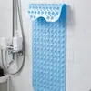 Producto de Exportación Más Vendido de Amazon: Alfombrilla Antideslizante para Bañera Larga, Alfombrilla de Piso Antideslizante para Baño de PVC con Ventosas