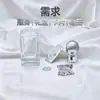 Placa de nome de metal personalizada de alta qualidade para frasco de perfume galvanizado, corpo do frasco de esmalte de formato especial, etiqueta com logotipo, feito sob medida