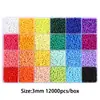 Set de Cuentas de Semilla de Color Mixto de 3 mm Paquete de Materiales Hecho a Mano DIY Making Serie de Color Sólido Pulsera de Cuentas Collar Joyería Pequeños Accesorios