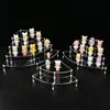 Soporte de Exhibición de Escalera Multicapa de Acrílico para Pop Mart, Soporte para Juguetes de Cápsula, Soporte de Escalera de Acrílico, Soporte de Exhibición para Figuras de Caja Sorpresa