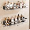 Estante de Almacenamiento para Baño, Estante de Almacenamiento para Baño, Inodoro, Lavabo, Montaje en Pared sin Taladro