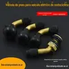 Válvula de Pneu a Vácuo para Moto Scooter Veículo Elétrico Válvula de Pneu a Vácuo Boca Curva Válvula Anti-Vazamento de Pneu