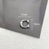 Novedad Venta Caliente Letra Inglesa Aleación Accesorios Retro M Fondo Plano Parche Hecho a Mano Accesorios para el Cabello Pinza Pinza Material para Funda de Teléfono