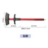 Removedor de Anzol para Pesca, Removedor de Anzol de Isca com Três Ganchos, Vermelho Curto Portátil Tipo-T Grande com Garganta Profunda