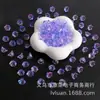 Chapéu Flor de Lírio Bicolor Galvanizado Colorido Acessórios para Corrente de Celular Pulseira Colar Base Flor de Lírio Joias Feitas à Mão DIY