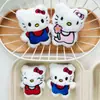 Florcita de Dibujos Animados Peluche de Hello Kitty Cuerpo Entero Gato Kt Broche Colgante Grande y Pequeño Accesorios Accesorios para Ropa