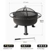 Fogão Multifuncional para Pátio para Fazer Chá, Fogão Externo, Fogão a Carvão para Churrasco, Lareira Doméstica