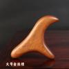 Pente Triangular de Sândalo Dourado, Ferramenta de Massagem de Sândalo Vermelho, Caneta de Acupressão para Casa, Bastão de Massagem de Madeira Maciça para Terapia dos Pés