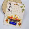 Serie de Cientos de ApellidosTendencia Nacional Imanes para Refrigerador de Aleación de Zinc Metálico con Apellidos Como Guo, Zhao, Yang, Wang, Wu, Liu, Huang, Xie, Li y Chen