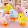Frango de Pelúcia com Mola Frango Saltador Sem Asas Brinquedo de Corrente Frango Brinquedos Educacionais Nostálgicos Brinquedos de Barraca Explosiva Atacado