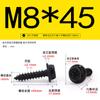 Parafusos Autoatarraxantes Sextavados Externos com Flange Dentada Zinco Preto Aço Inoxidável 304 M3~M8 Parafusos Autoatarraxantes Padrão Guangdong Gbwa