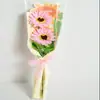 Regalo de San Valentín Flor Eterna Girasol Rosa Ramo Flor de Jabón Individual Flor Artificial Flor de Jabón Producto Terminado Mayoreo