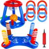 Transfronteiriço em estoque água inflável carrinho de basquete virola piscina brinquedo tiro interativo água inflável ao ar livre brinquedo jogando brinquedo