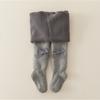 Nuevos pantimedias de invierno chinos de moda con forro polar de lana de cordero gruesa, raya ancha, entrepierna ajustable para bebé, estampado de hongo de dibujos animados