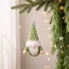 Cross-border novo tecido de Natal floresta boneca pingente sem rosto boneca ornamentos cena decoração atacado em estoque