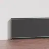 Rodapié Moderno de Clip en Estilo Crema, Rodapié Minimalista Ultradelgado para Cubrir Juntas, Rodapié Flexible de Aleación de Aluminio