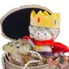 Muñeca de Algodón Protectora de 10 cm con Ropa Linda Autocrítica, Atuendo de Rey, Set de Alto Valor con Temática de Estrella para Vestir