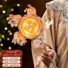 Linterna Luminosa de Conejo Portátil para el Festival de Medio Otoño Material DIY Hecho a Mano para Niños Molinillo de Viento Giratorio Linterna Pequeña de Dibujos Animados Linterna