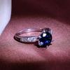 Novo clássico anel de seis garras das mulheres japonesas e coreanas simples anel de zircão incrustado de diamante moda personalidade anel de dedo indicador atacado