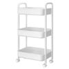 Carrinho de cozinha Rack de armazenamento de piso Banheiro doméstico Multi-camada rack de armazenamento quarto Bebê lanches Sundries Arranjo