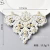 Venta al por mayor de fábrica moda Perla Diamante de imitación flor zapatos flor pegatinas de tela DIY ropa zapato bolsa flor decorativa horquilla accesorios