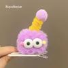 Grampo de cabelo com haste torcida de cerdas fofo, antena, grampo de cabelo de boneca feia, bola de cabelo, presilha bico de pato, acessórios de cabelo de menina feia fofa engraçada