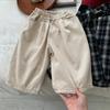 Pantalones rectos de pierna ancha estilo coreano para niños Primavera y Otoño 2025 Nuevo estilo occidental para niños Pantalones casuales que combinan con todo Ropa de primavera