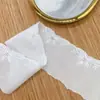 Encaje Bordado con Hilo de Algodón y Tejido de Algodón, Productos de Bordado Perforado Solubles en Agua, Accesorios de Adorno de Encaje Peinado para Dobladillo de Vestido Infantil