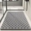 Alfombrilla de Piso para Baño, Alfombrilla Impermeable Antideslizante para Baño, Alfombrilla Anticaídas para Inodoro y Tina, Alfombrilla para Pies de Ducha de Hotel