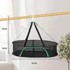 Red de Secado para Rábano y Pescado Secado al Sol, Tendedero Plegable para Ropa, A Prueba de Moscas, Red de Secado de Alimentos para el Hogar, Red de Secado de Verduras Plegable para Exteriores