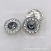 Botón metálico de alta gama botón clásico de girasol botón de strass color botón estilo Chanel suéter cárdigan