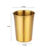 Vasos de cerveza grandes y pequeños de 200-800 ml, vasos de agua, vasos de licor de acero inoxidable con borde enrollado, tazas para salsas, tazas para mantequilla, tazas para condimentos