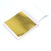 Venta al por mayor de fábrica de papel de aluminio dorado 9*9 para decoración de techo, Buda, artesanías cuadradas para bodas, papel de aluminio dorado hecho a mano