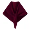 75% caxemira, 25% seda de amoreira. Novo cachecol triangular de tricô outono/inverno, um acessório versátil e quente para mulheres.