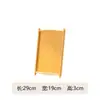 Nuevo Estilo Chino 2025 Nuevo Bambú Color Natural Mango Bandeja para Té Hogar Juego de Té Kung Fu Taza de Té Bandeja de Servicio y Almacenamiento de Té