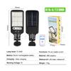Nueva luz LED solar de pared para exteriores transfronteriza, luz de jardín con inducción del cuerpo humano, iluminación de pared para el hogar, control remoto, farola