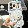 Pantalla Completa Gatitos Aplicable para Funda de Teléfono Apple 17PROMAX 15/16 Huawei Honor Resistente a Caídas Funda Suave Cobertura Completa