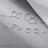 Prata Shenzhen S925 Pura Orelha de Tremella Captiva Brincos Unhas de Osso da Orelha Femininas Anel de Osso da Orelha Feminino Brincos de Prata Brincos de Prata Dia dos Brincos
