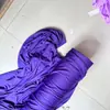 Tela Elástica para Boda Morada Seda de Leche para Boda Cortina de Techo Ola de Agua Multicapa Gasa Coreana Tejido Ecológico para Guardería