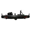 Adecuado para Ford Ranger T6 2012 Parachoques Trasero Parachoques Trasero con Estante para Bidón de Aceite Estante para Rueda de Repuesto Barra de Remolque