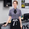 Uniforme de verano para camareros de hoteles, restaurantes, cafeterías, pastelerías, té con leche, manga corta
