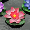 Lámpara flotante loto inducción loto lámpara de río inducción lámpara de deseos estanque paisaje acuático decoración estanque festival