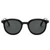 Gafas de sol retro redondas con remaches para mujer, sensación de alta gama, ins, amarillas, para protección solar, para hombre, anti-onda ultravioleta